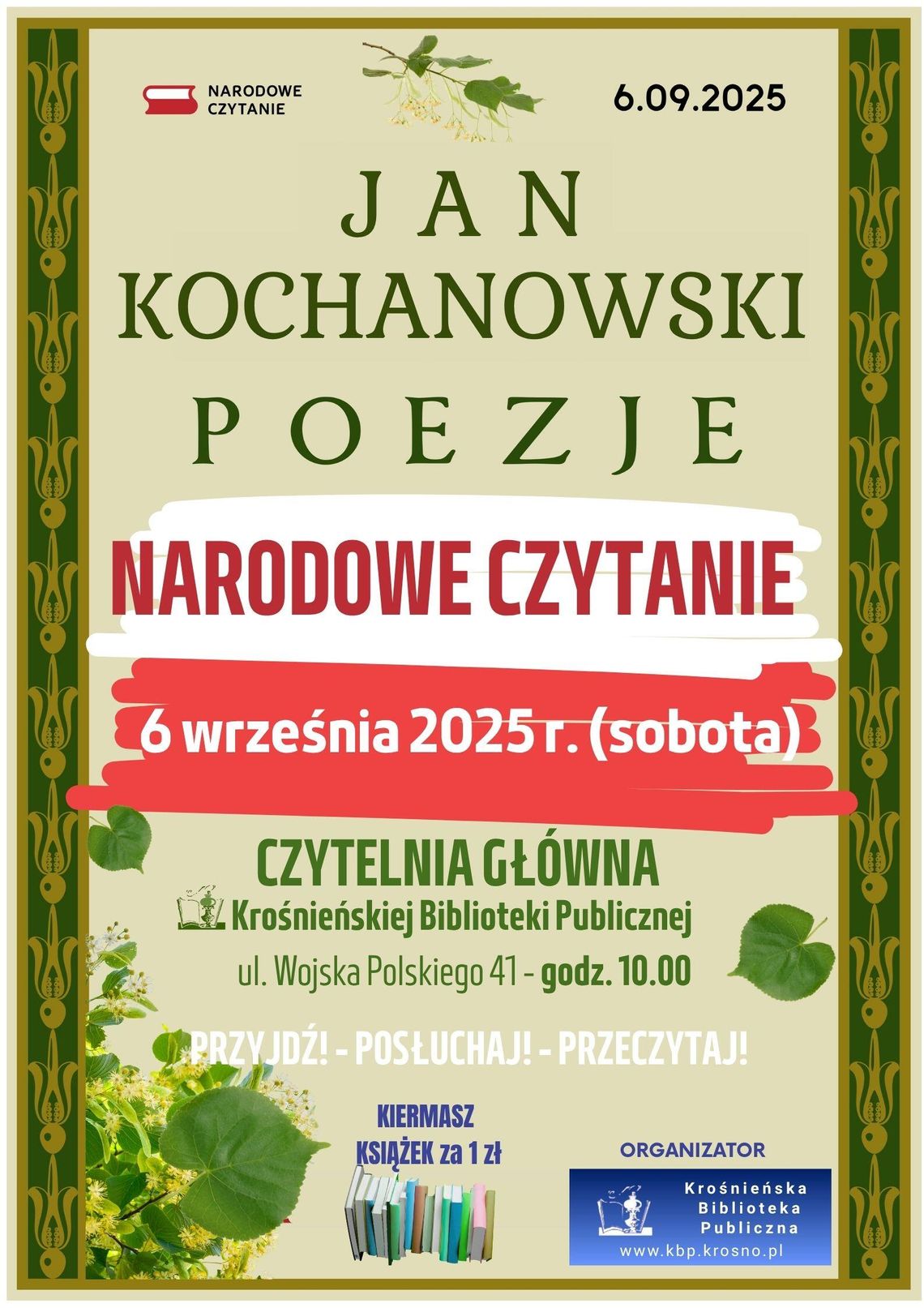 Narodowe Czytanie 2025 w Krośnie