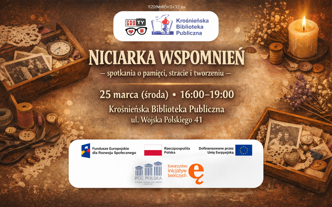 „Niciarka Wspomnień” w Krośnie. Jak rozmawiać o stracie i oswoić żałobę