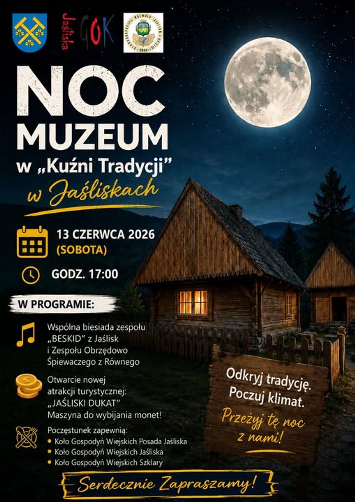 Noc Muzeum w „Kuźni Tradycji” w Jaśliskach