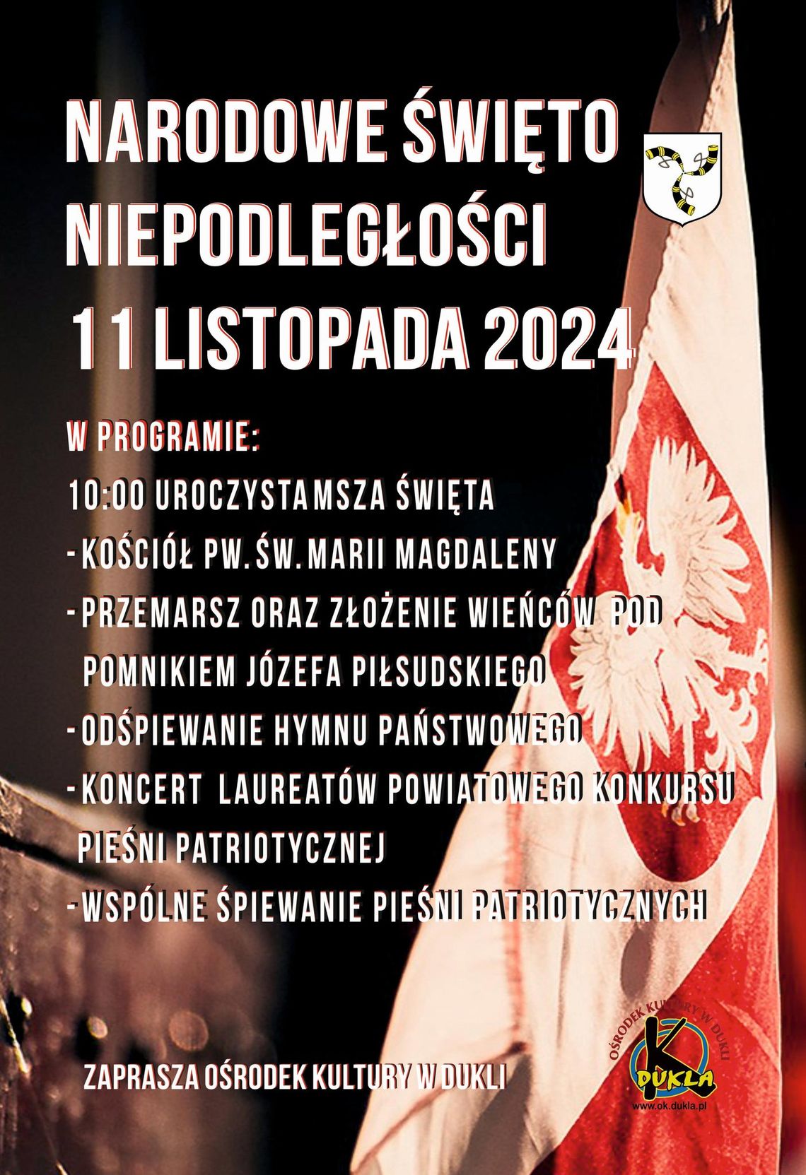 Obchody Narodowego Święta Niepodległości w Dukli