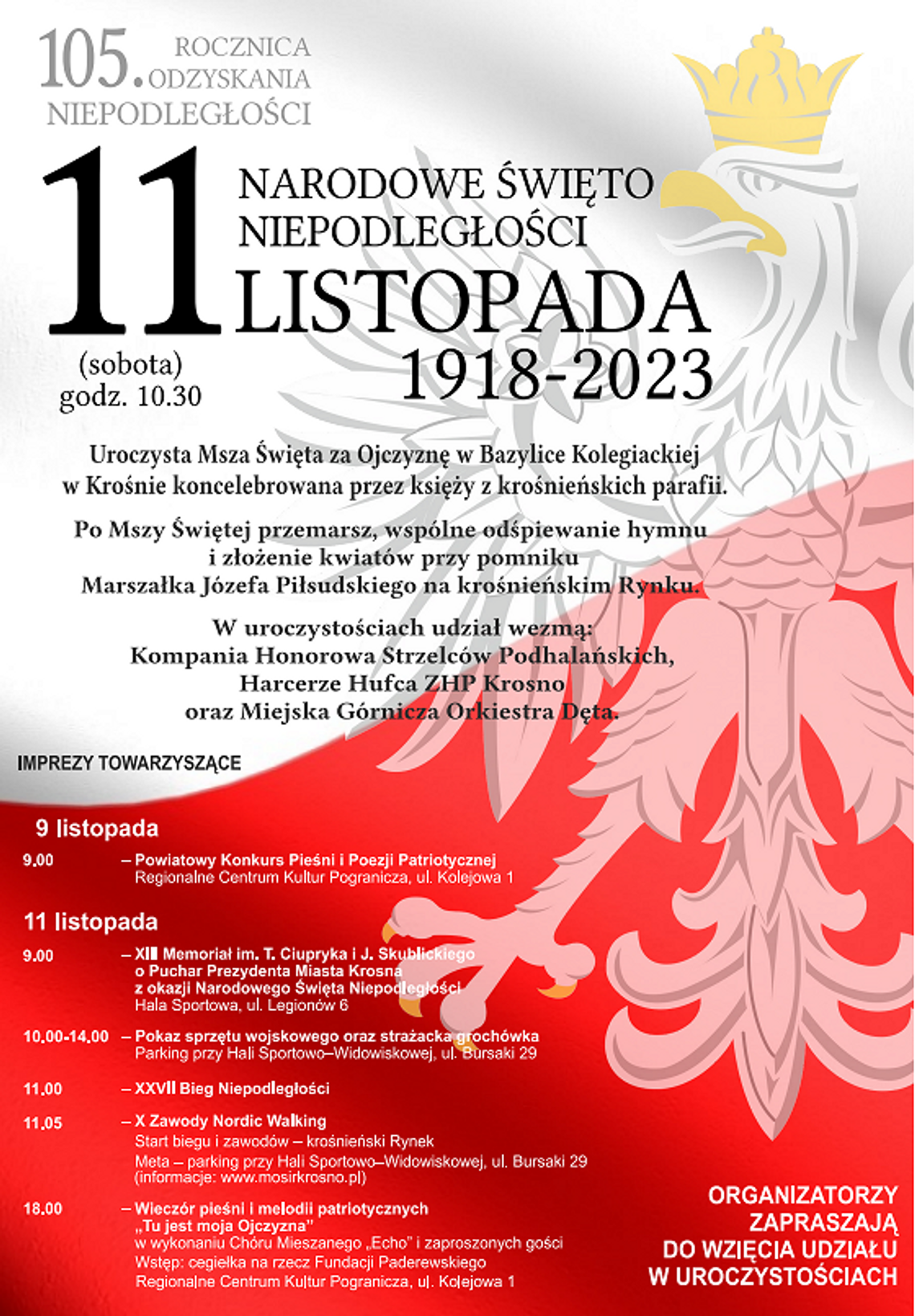 Obchody Święta Niepodległości w Krośnie Obchody Święta Niepodległości w Krośnie