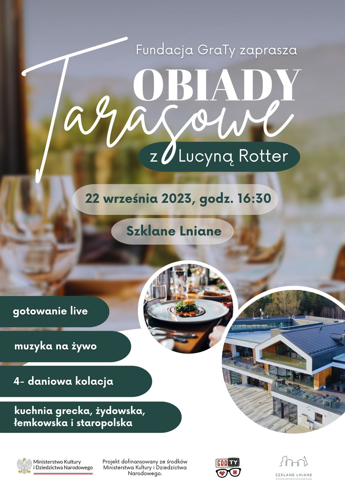 Obiady Tarasowe w Szklane Lniane Obiady Tarasowe w Szklane Lniane