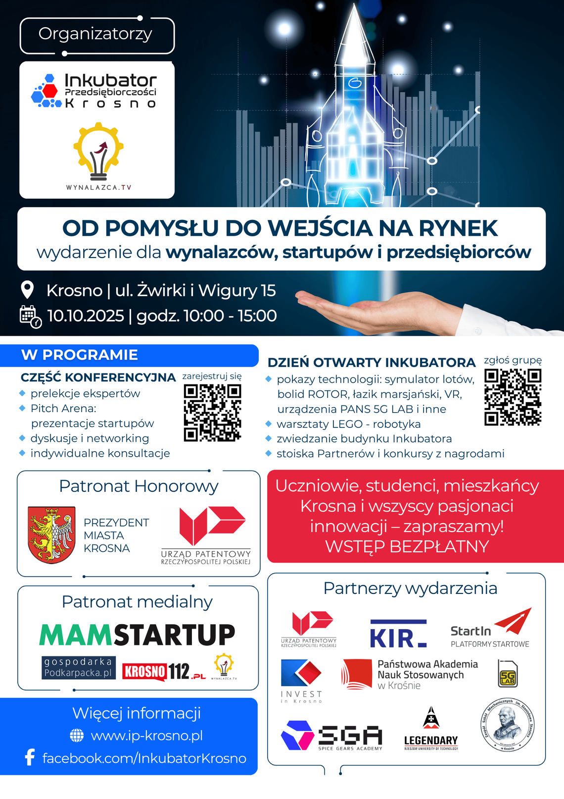 Od pomysłu do wyjścia na rynek – wydarzenie dla wynalazców, startupów i przedsiębiorców Od pomysłu do wyjścia na rynek – wydarzenie dla wynalazców, startupów i przedsiębiorców