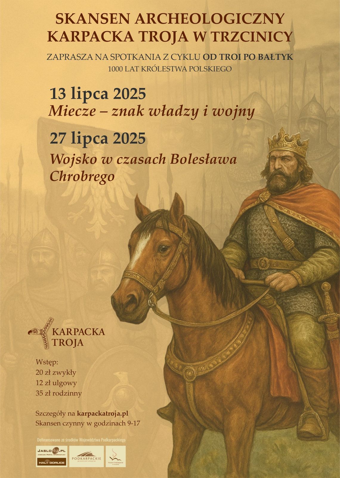 Od Troi po Bałtyk- wydarzenie w Skansenie Archeologicznym Karpacka Troja Od Troi po Bałtyk- wydarzenie w Skansenie Archeologicznym Karpacka Troja