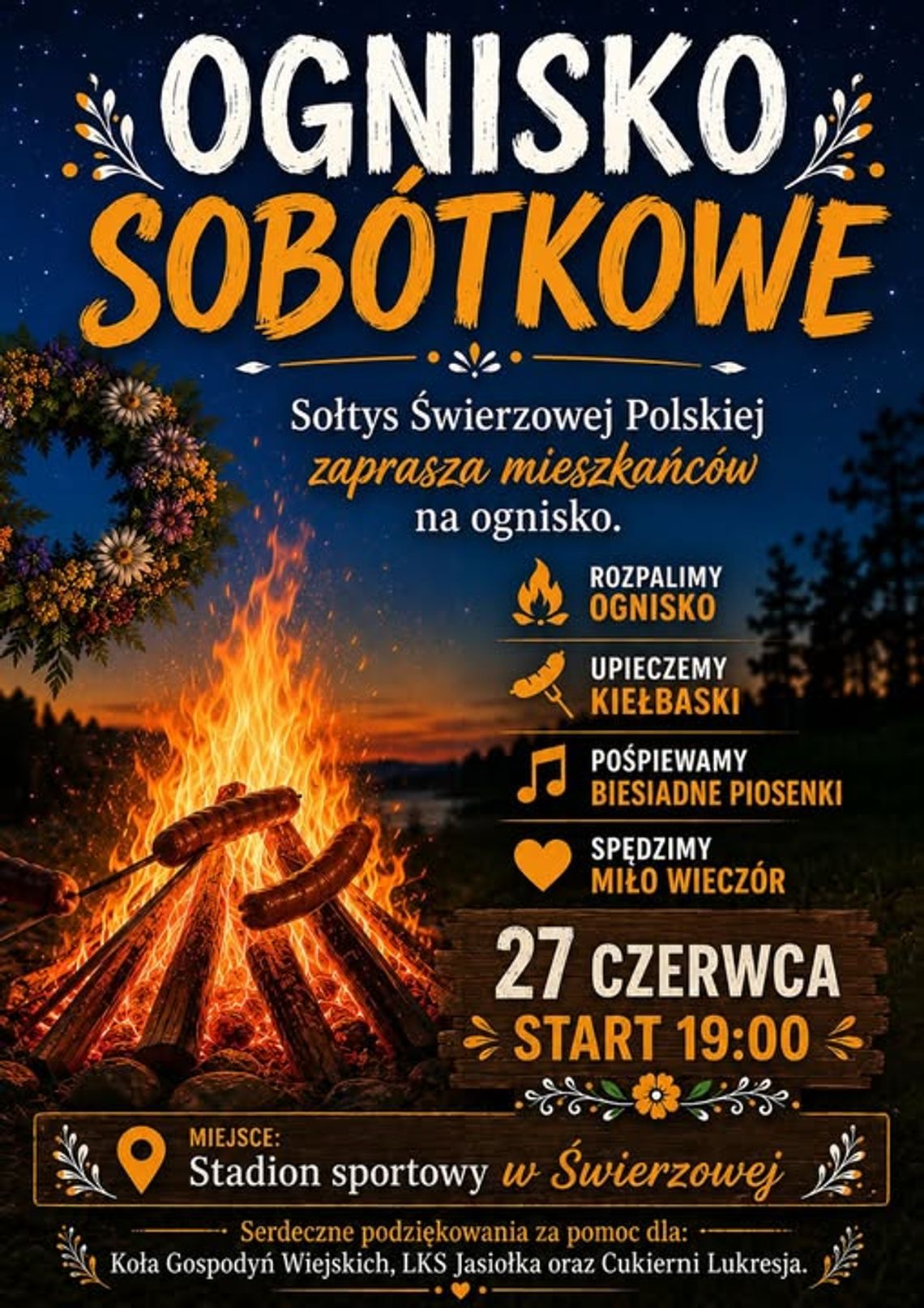 Ognisko Sobótkowe w Świerzowej Polskiej