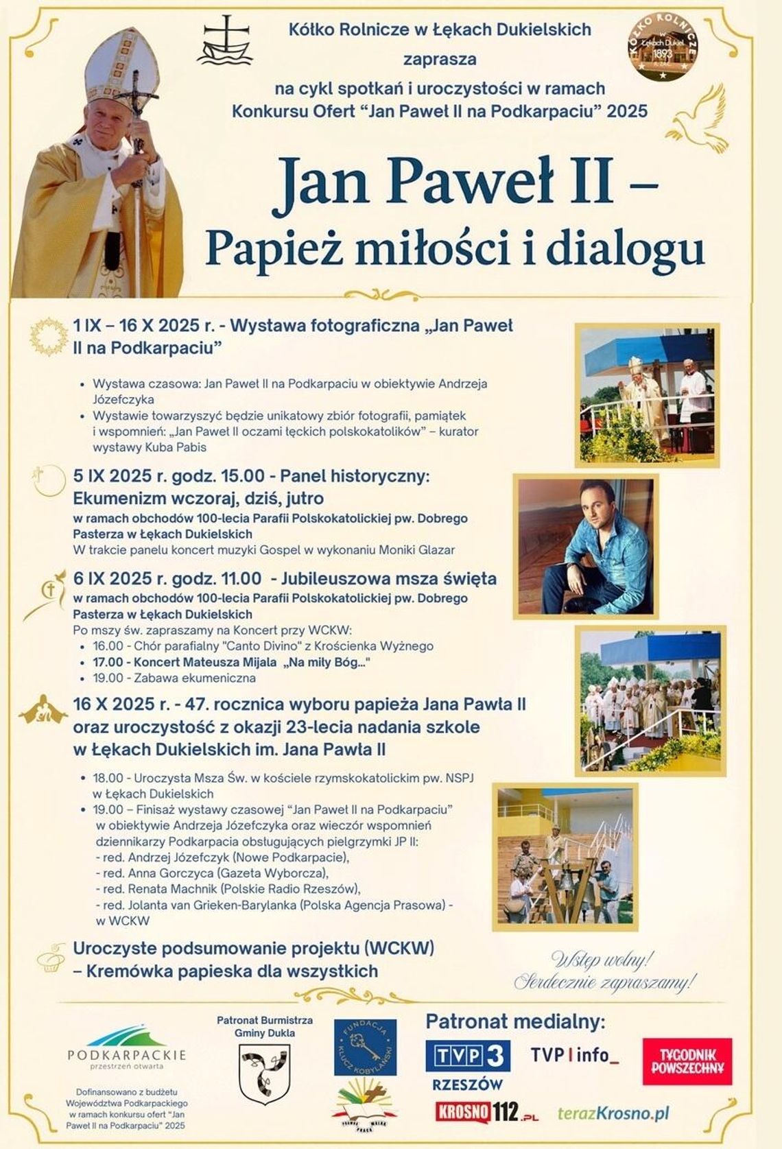 Otwarcie cyklu spotkań i wydarzeń "Jan Paweł II – Papież miłości i dialogu"