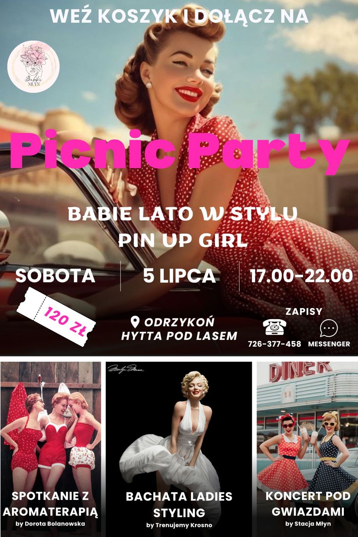 PICNIC PARTY czyli BABIE LATO W STYLU PIN UP GIRL PICNIC PARTY czyli BABIE LATO W STYLU PIN UP GIRL