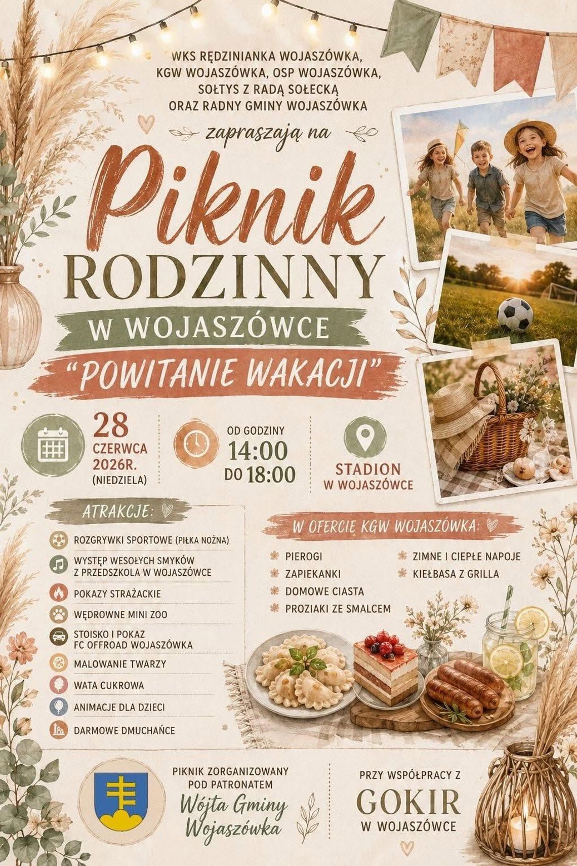 Piknik Rodzinny w Wojaszówce „Powitanie Wakacji”