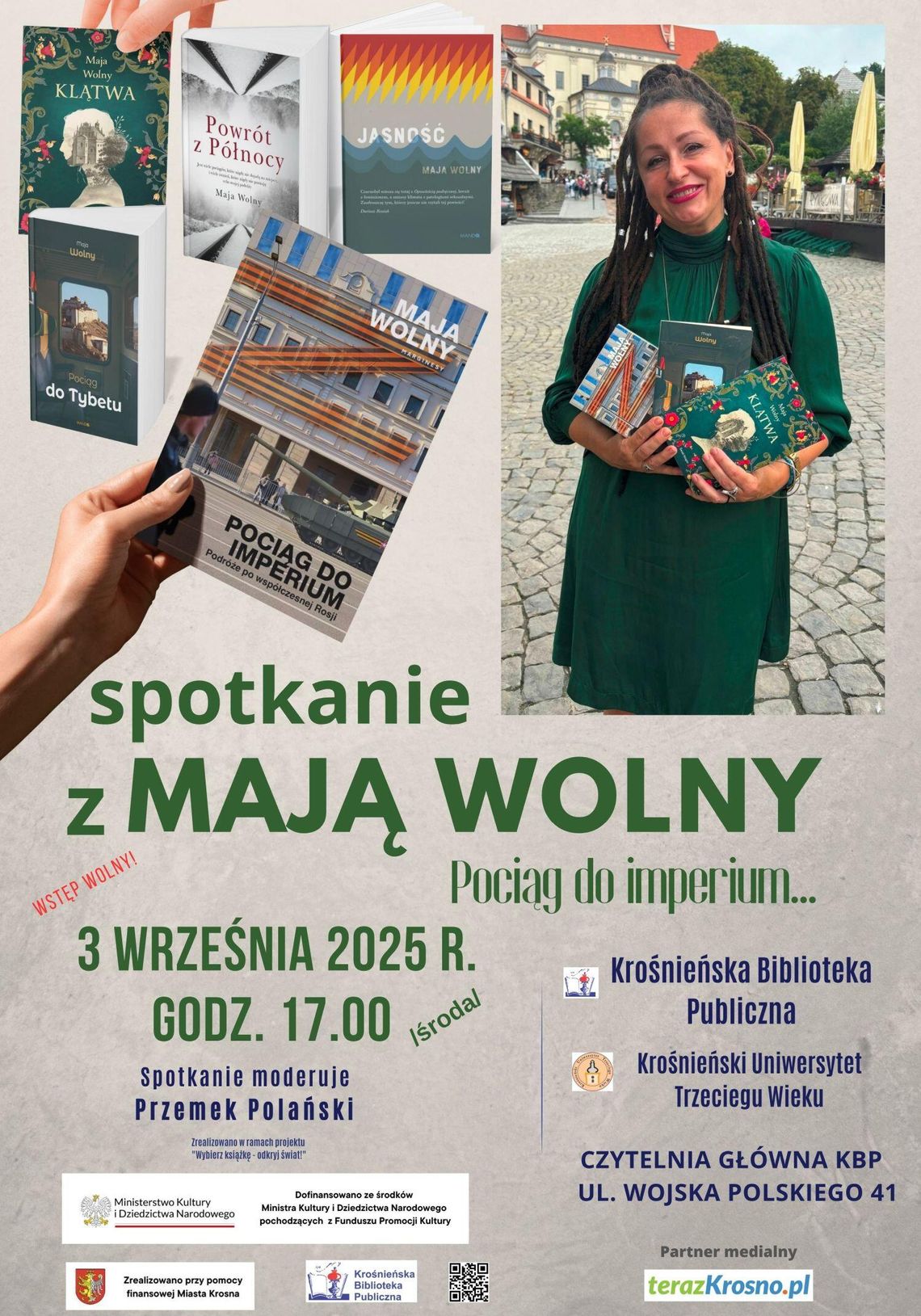 Podróże nieoczywiste…– spotkanie z Mają WOLNY!