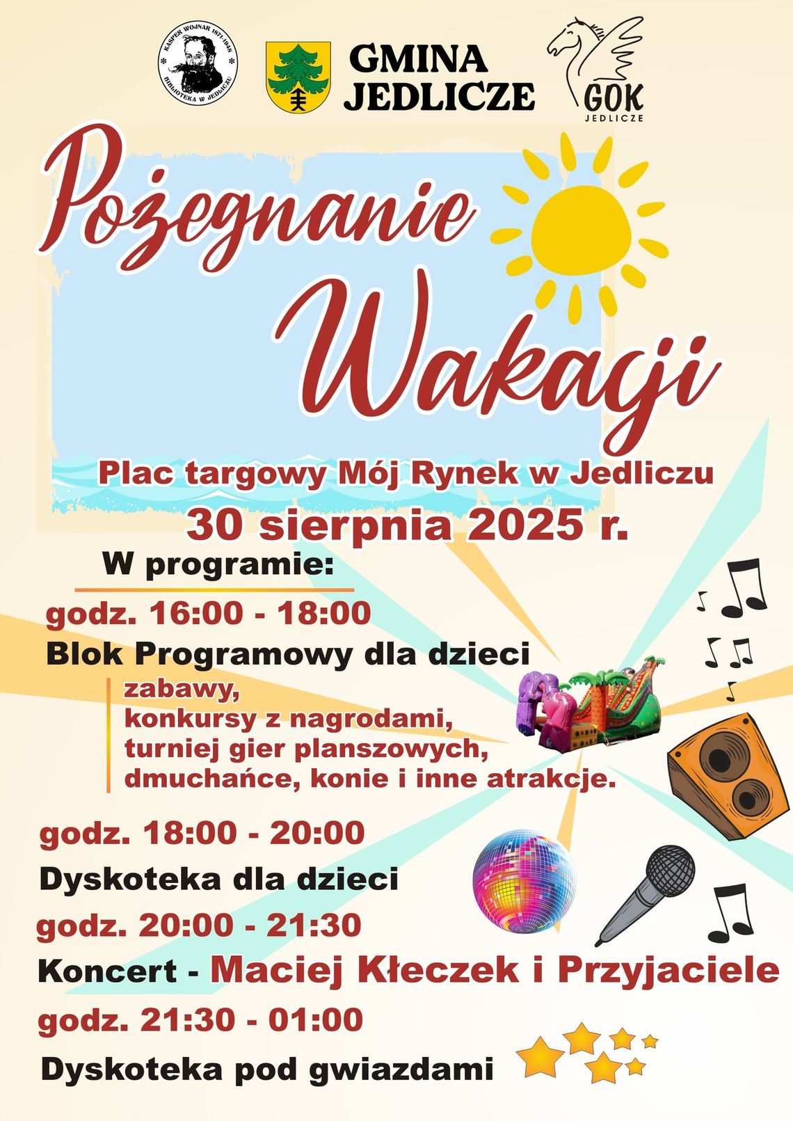 Pożegnanie wakacji w Jedliczu