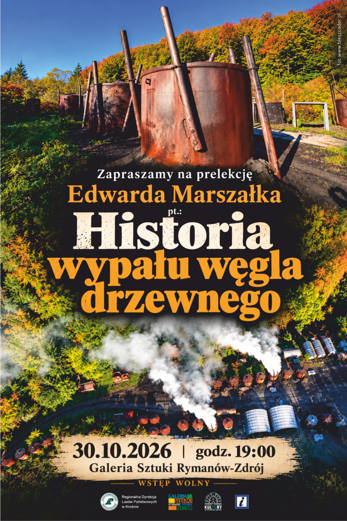 Prelekcja Edwarda Marszałka "Historia wypału węgla drzewnego"