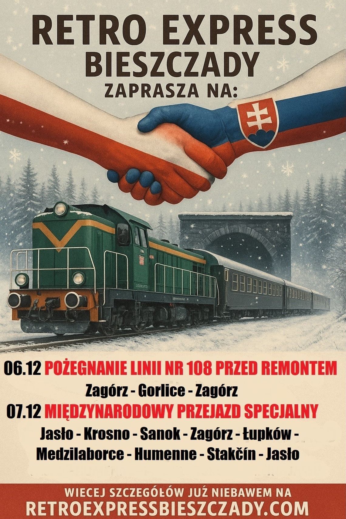 Retro Express Bieszczady - ostatni przejazd przed remontem