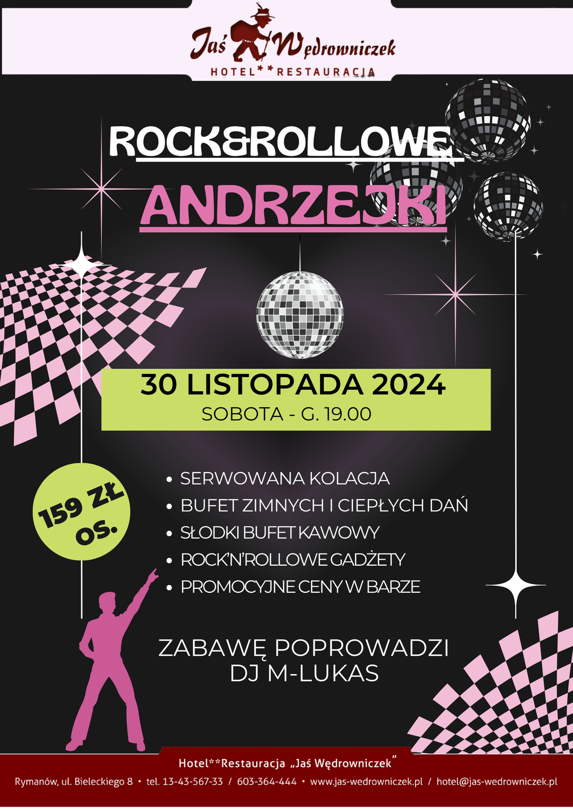 Rock&Rollowe Andrzejki w Jasiu Wędrowniczku Rock&Rollowe Andrzejki w Jasiu Wędrowniczku