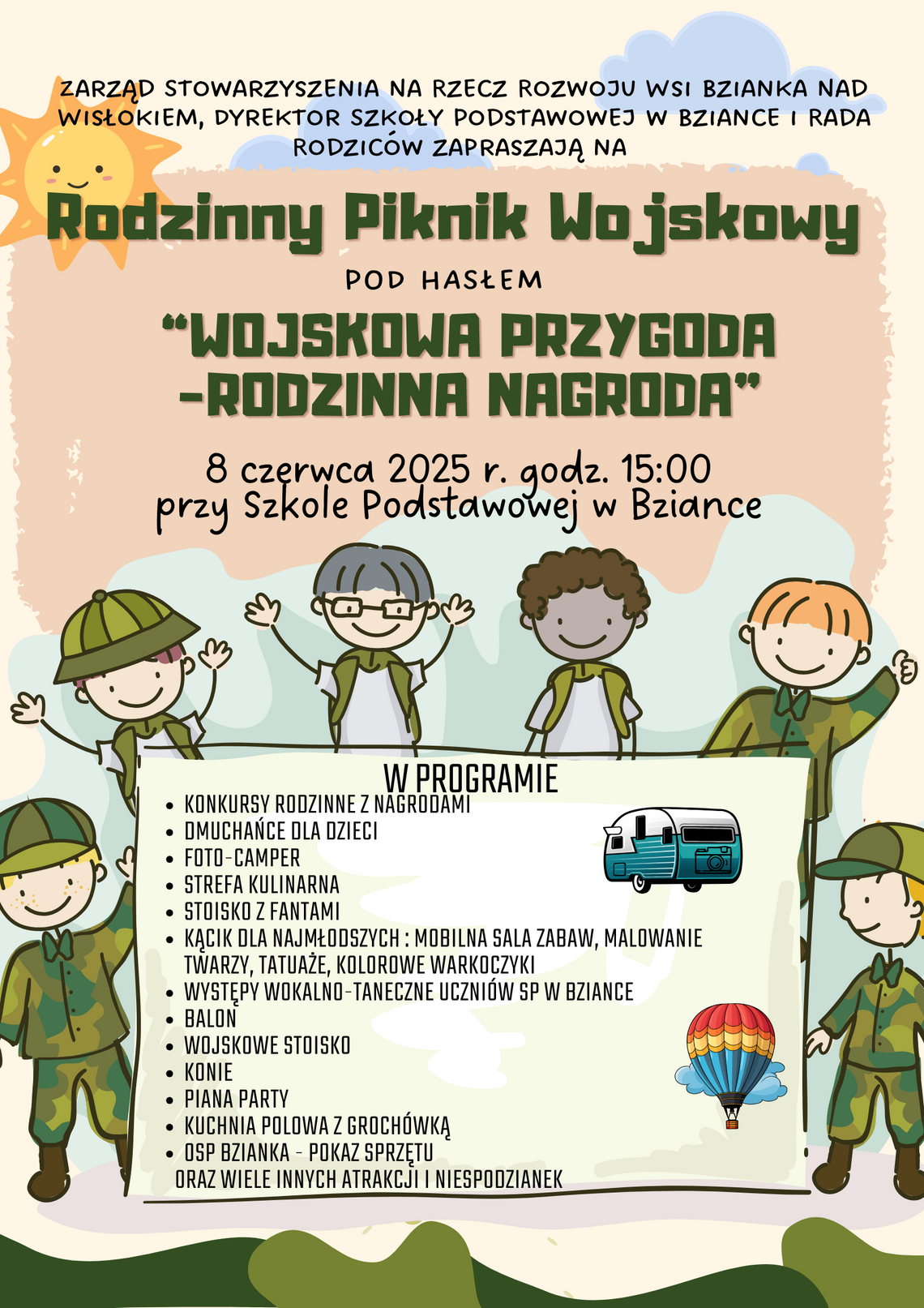 Rodzinny Piknik Wojskowy w Bziance Rodzinny Piknik Wojskowy w Bziance