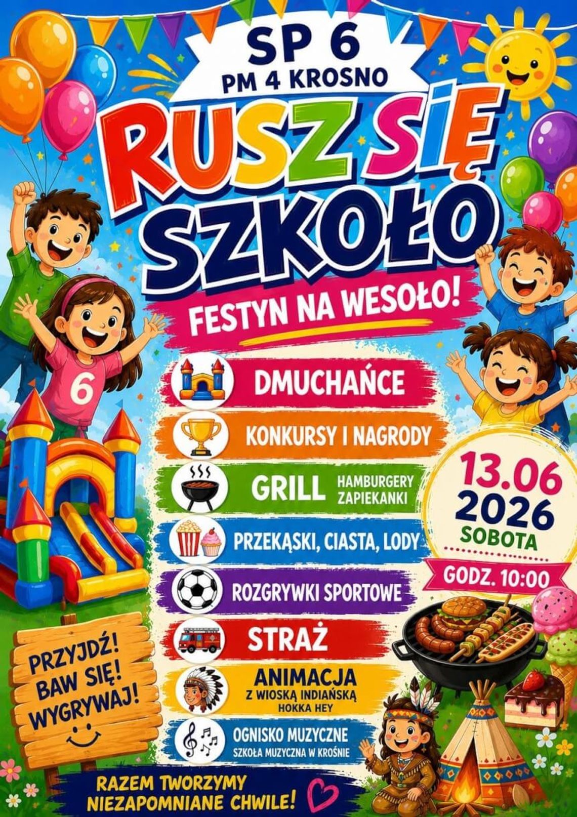 Rusz się szkoło – Festyn na wesoło! Rusz się szkoło – Festyn na wesoło!