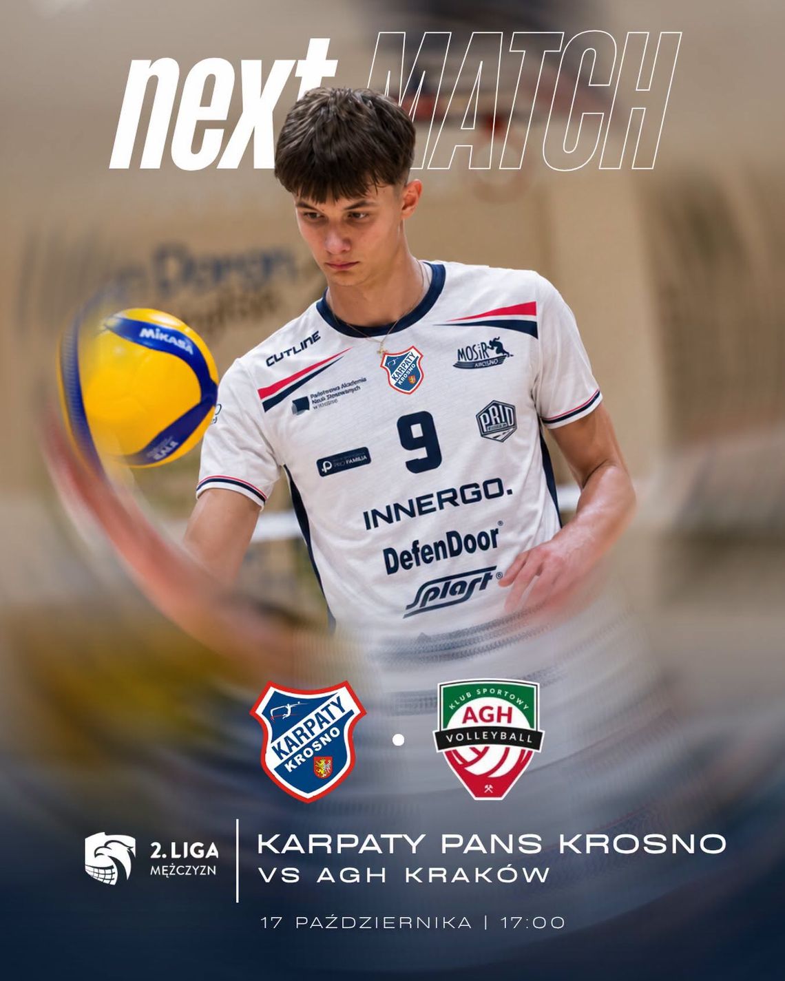 Siatkówka. Karpaty PANS Krosno - AZS AGH Kraków