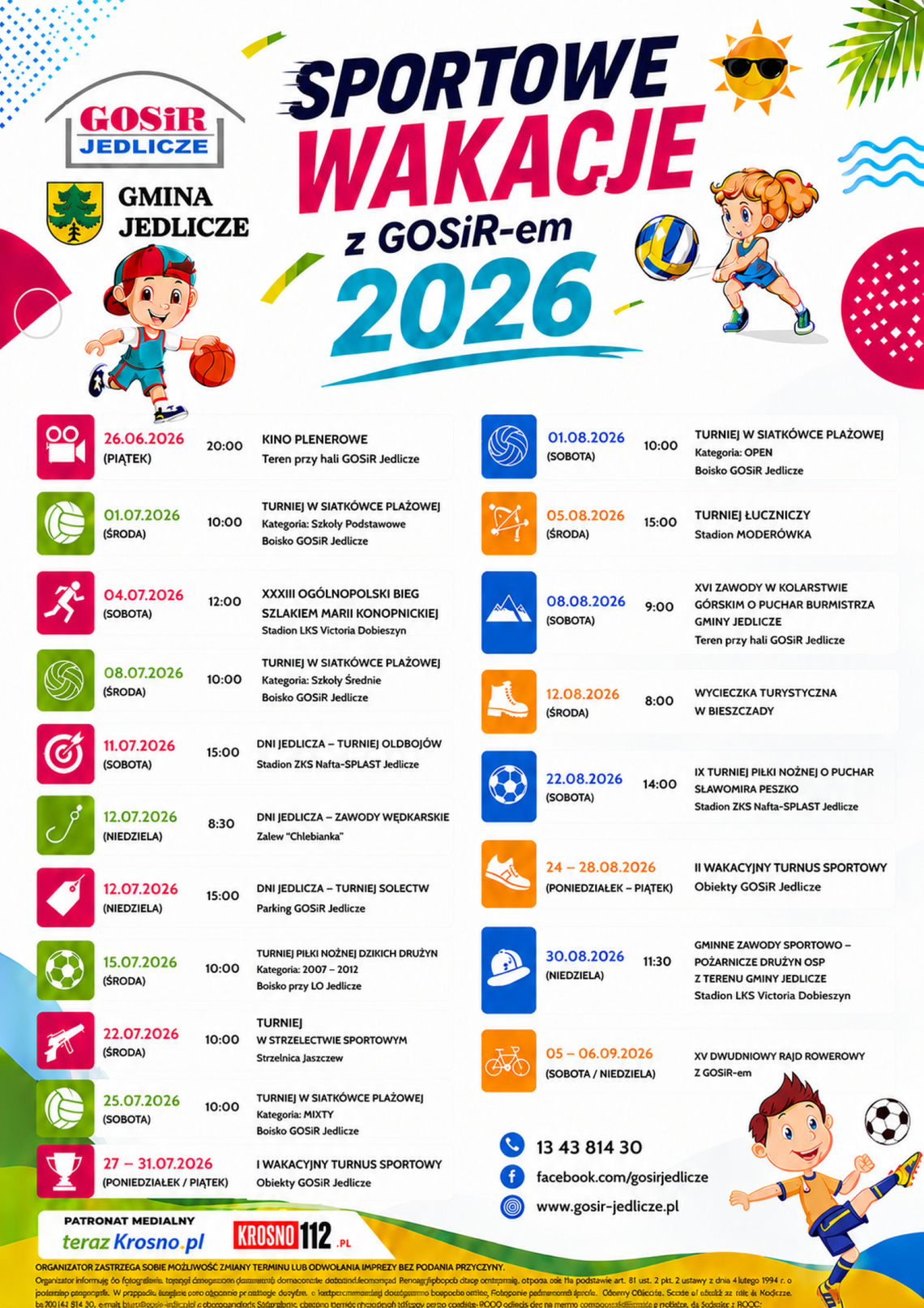 Sportowe Wakacje z GOSiR-em 2026