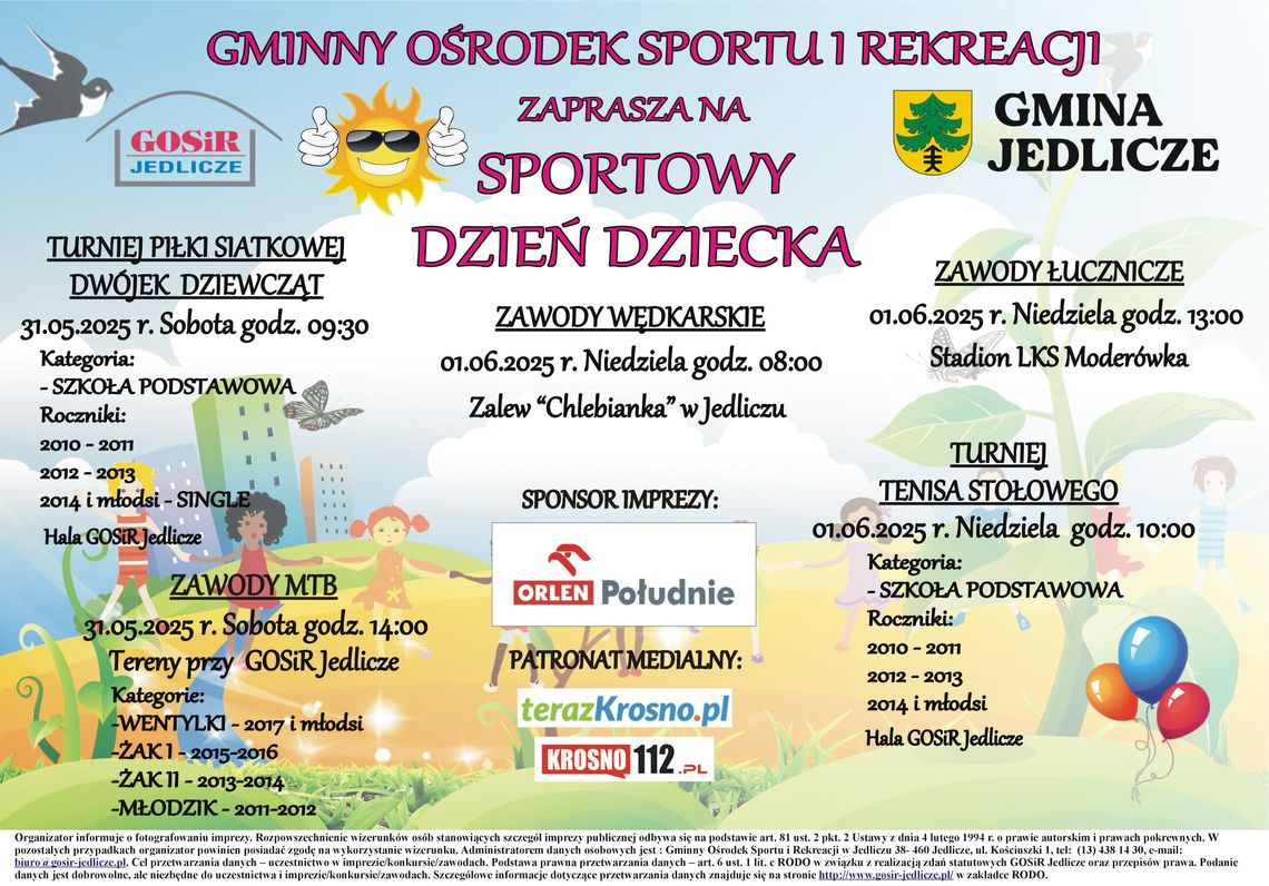 Sportowy Dzień Dziecka w Gminie Jedlicze Sportowy Dzień Dziecka w Gminie Jedlicze
