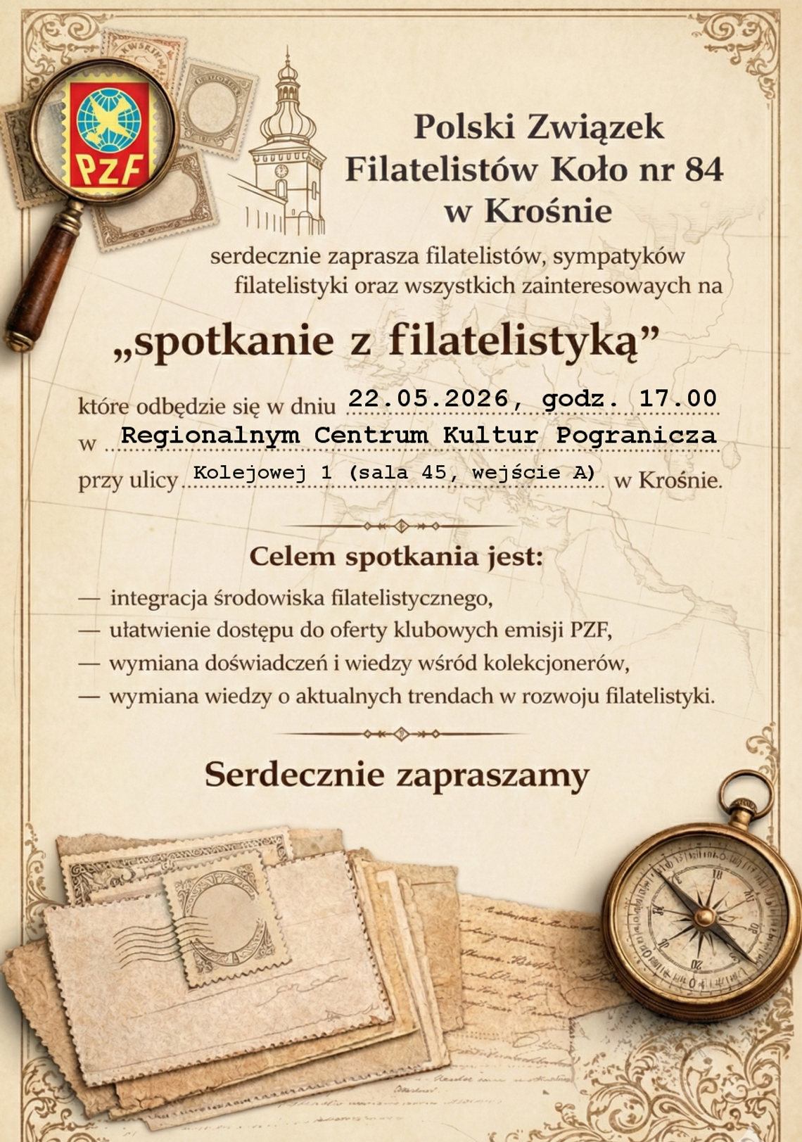 Spotkanie filatelistów w Regionalnym Centrum Kultur Pogranicza