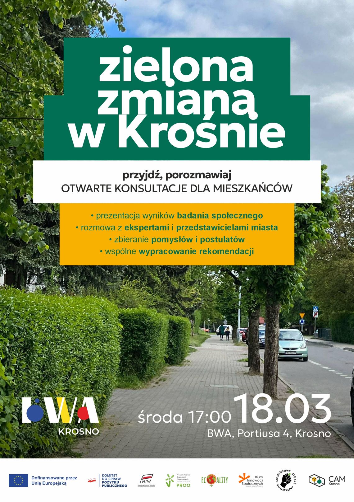 Spotkanie konsultacyjne "Zielona zmiana w Krośnie"