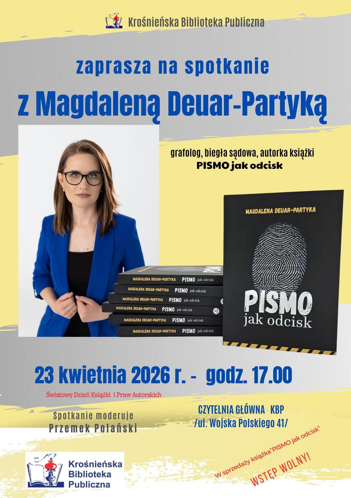 Spotkanie z grafolożką Magdaleną Deuar-Partyką