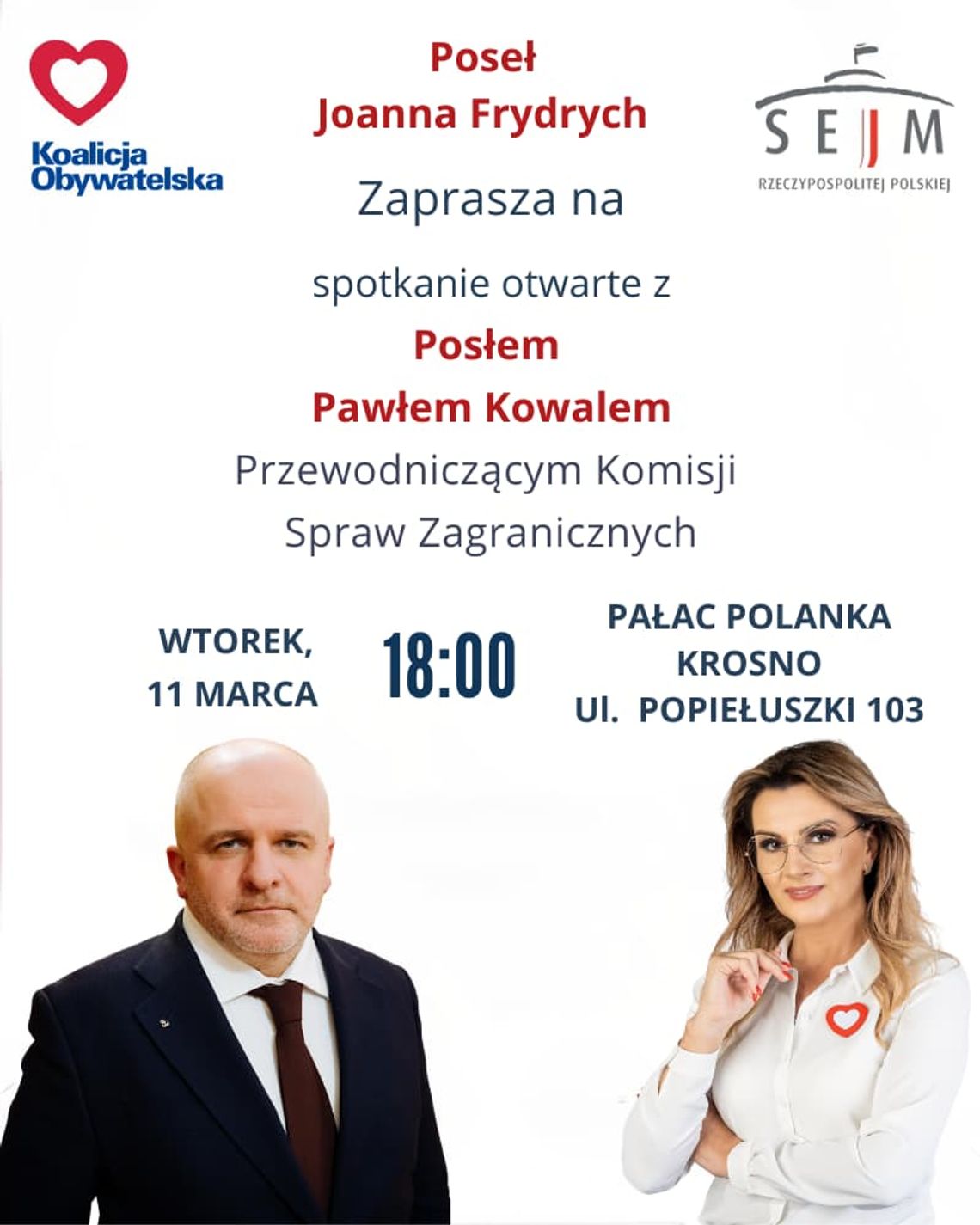 Spotkanie z Posłem Pawłem Kowalem