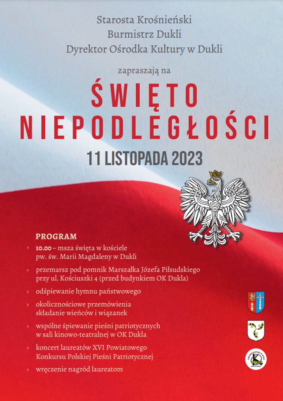 Obchody Święta Niepodległości w Dukli Obchody Święta Niepodległości w Dukli