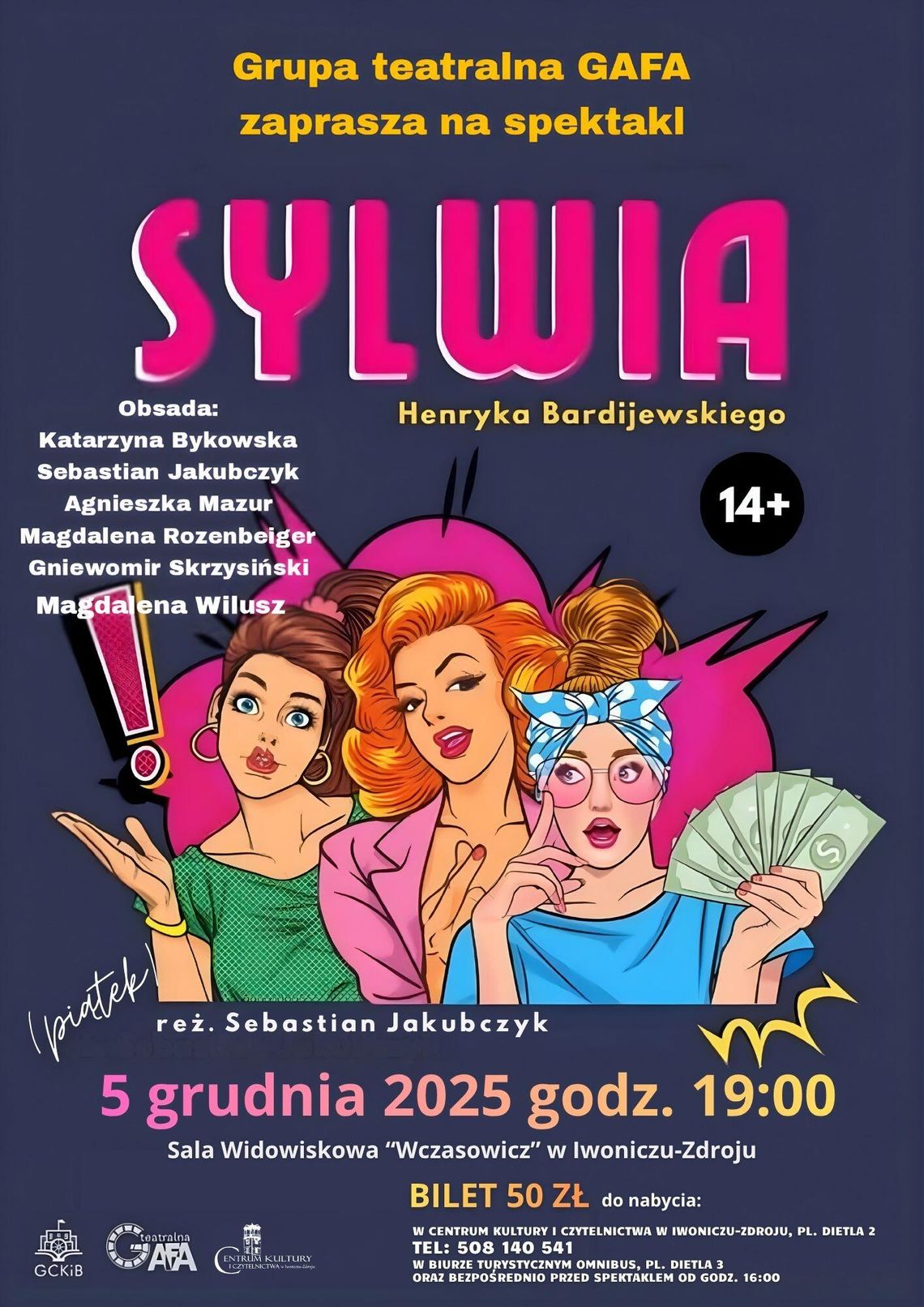 Plakat spektaklu Sylwia
