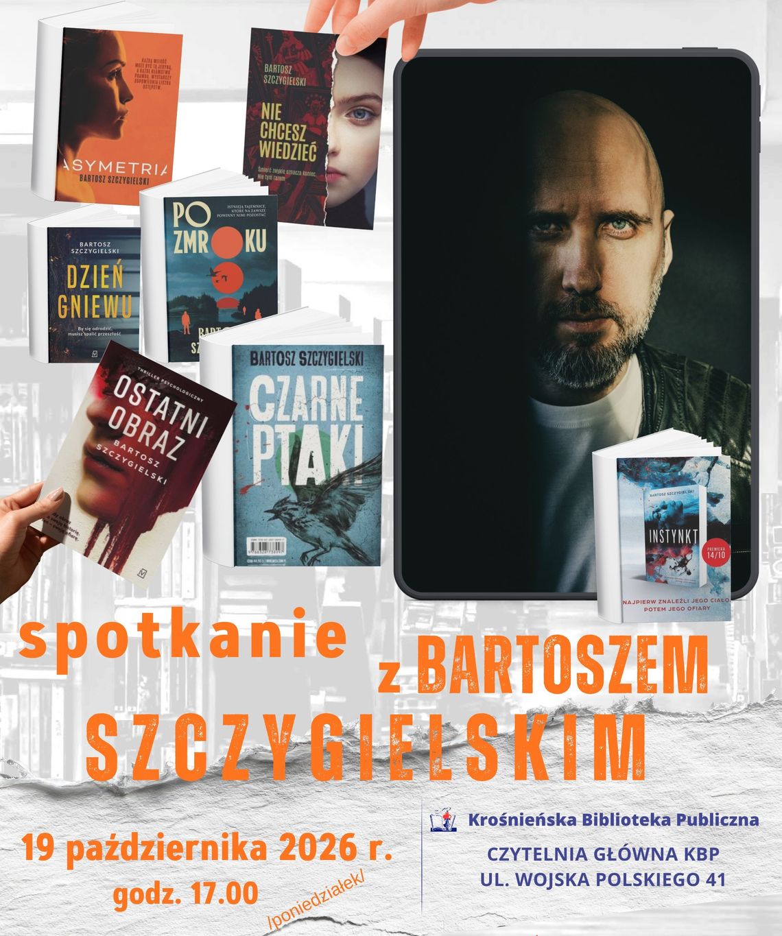 Tajemnice między stronami. Spotkanie z Bartoszem Szczygielskim