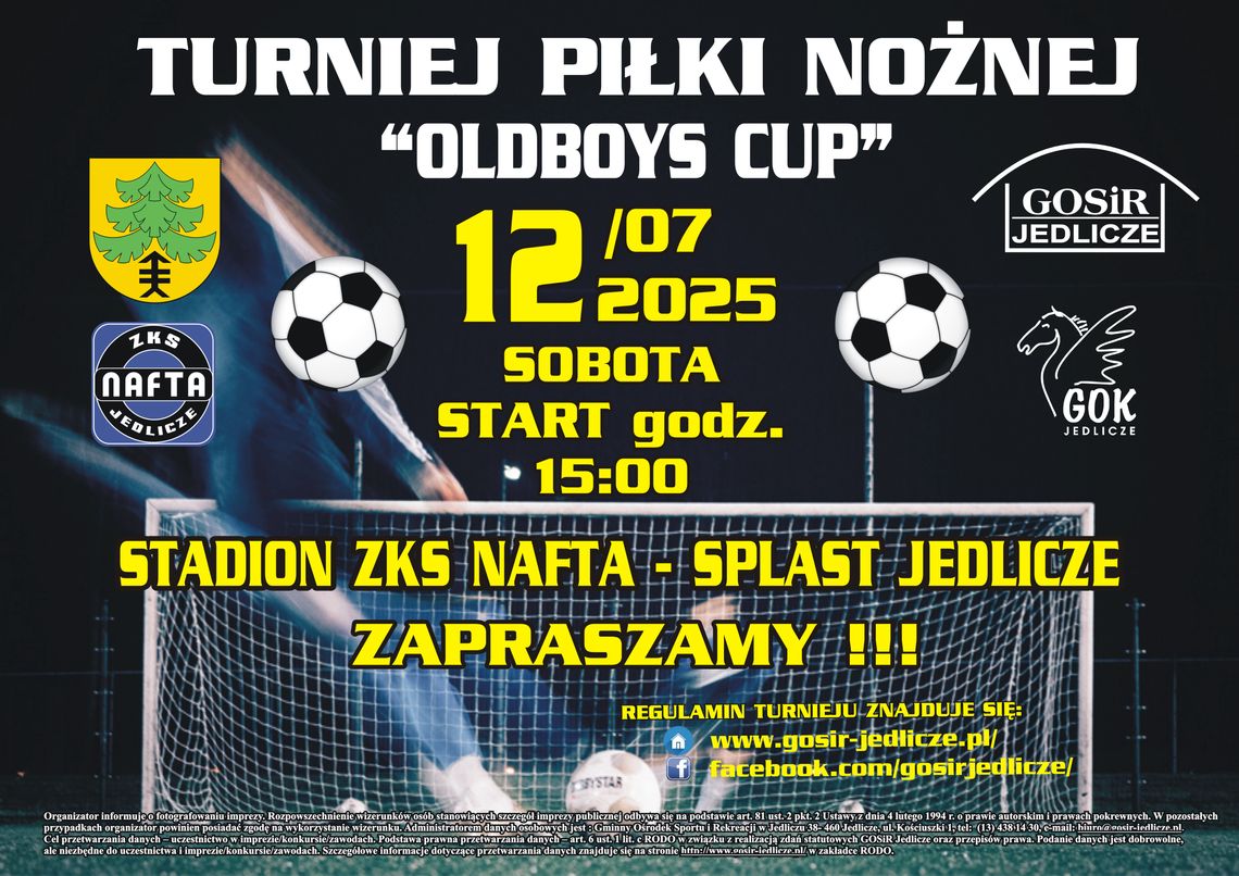 Turniej Piłki Nożnej "Oldboys Cup" w Jedliczu Turniej Piłki Nożnej "Oldboys Cup" w Jedliczu
