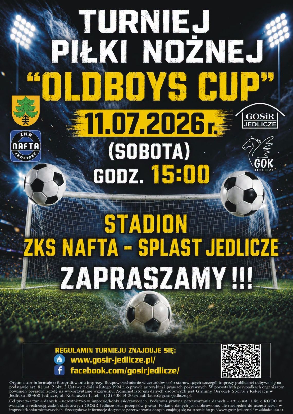 Turniej Piłki Nożnej „Oldboys Cup” w Jedliczu