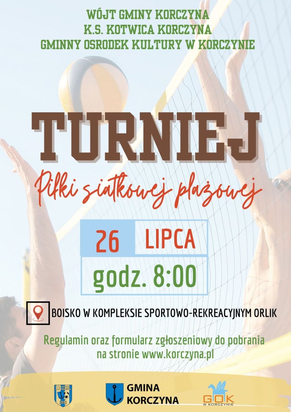 Turniej piłki siatkowej plażowej