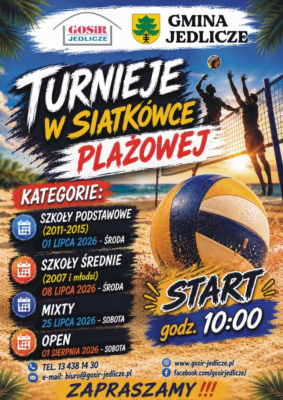 Turnieje w Siatkówce Plażowej