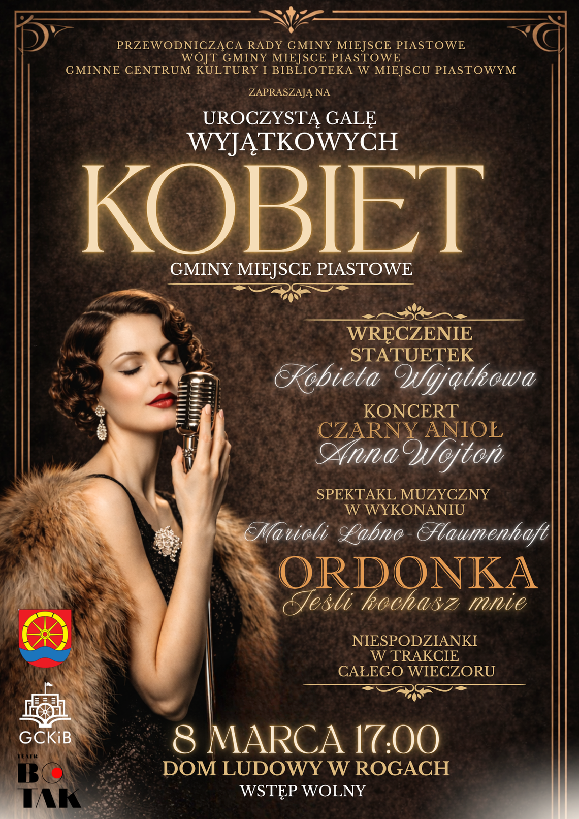 Uroczysta Gala Wyjątkowych Kobiet Gminy Miejsce Piastowe