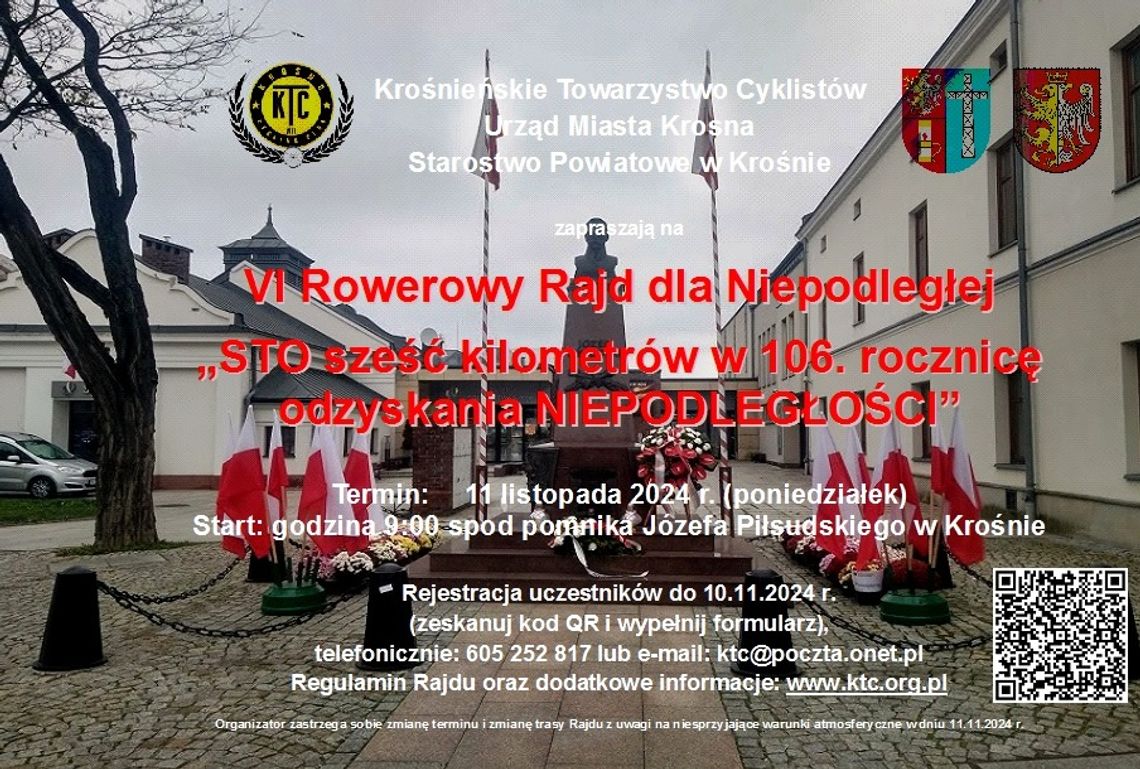 VI Rowerowy Rajd dla NIEPODLEGŁEJ