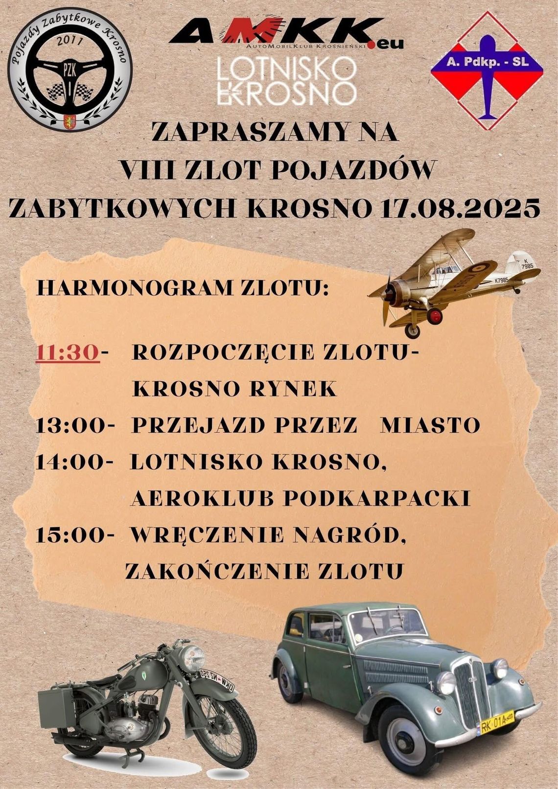 VIII Zlot Pojazdów Zabytkowych Krosno