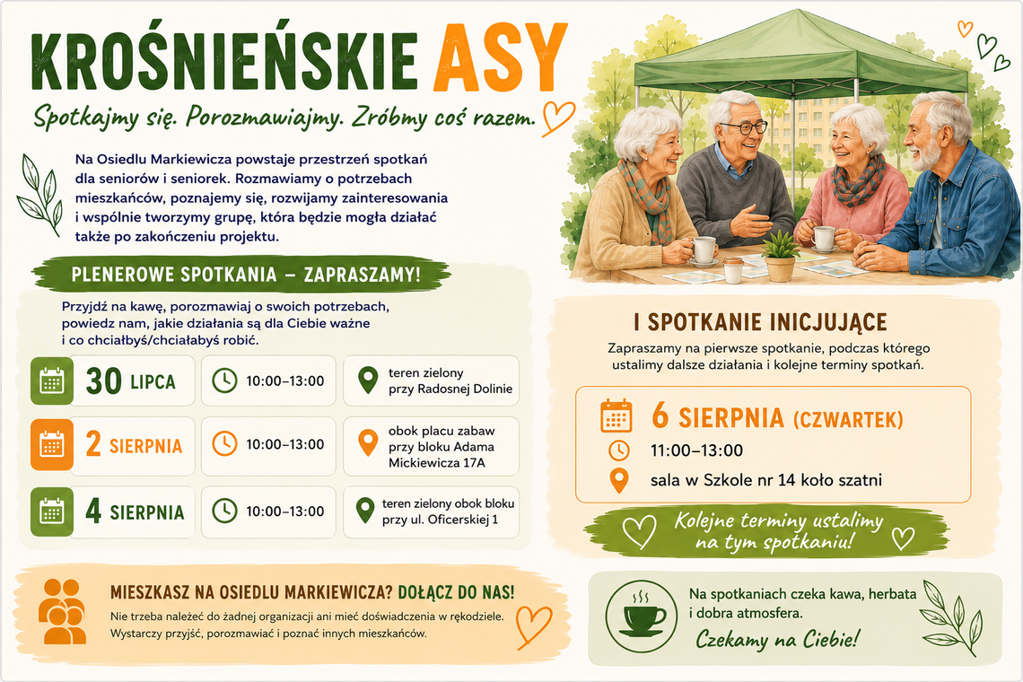 Plenerowe kawiarnie obywatelskie