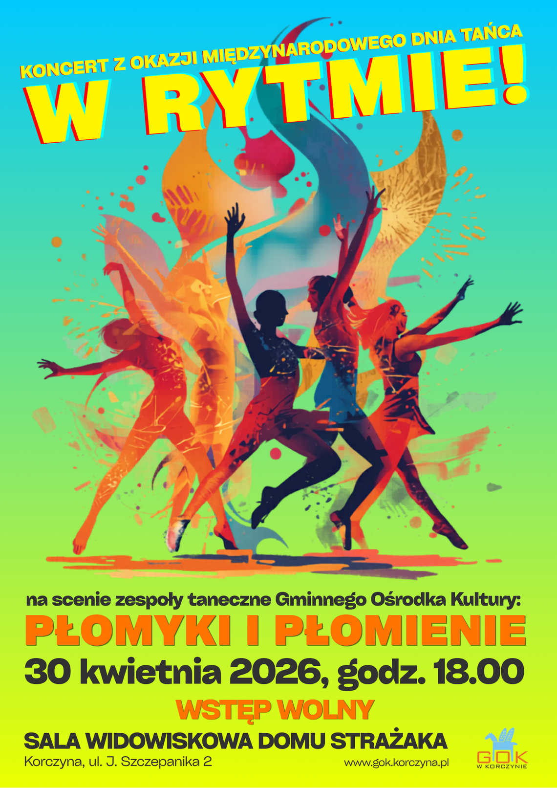 „W rytmie!” – koncert z okazji Międzynarodowego Dnia Tańca