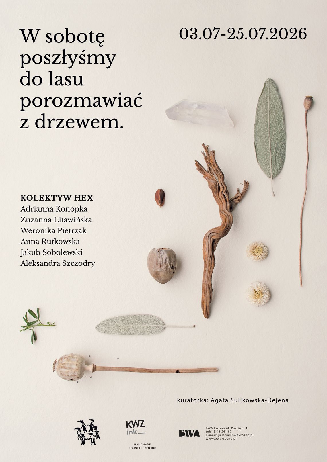 W sobotę poszłyśmy do lasu porozmawiać z drzewem.