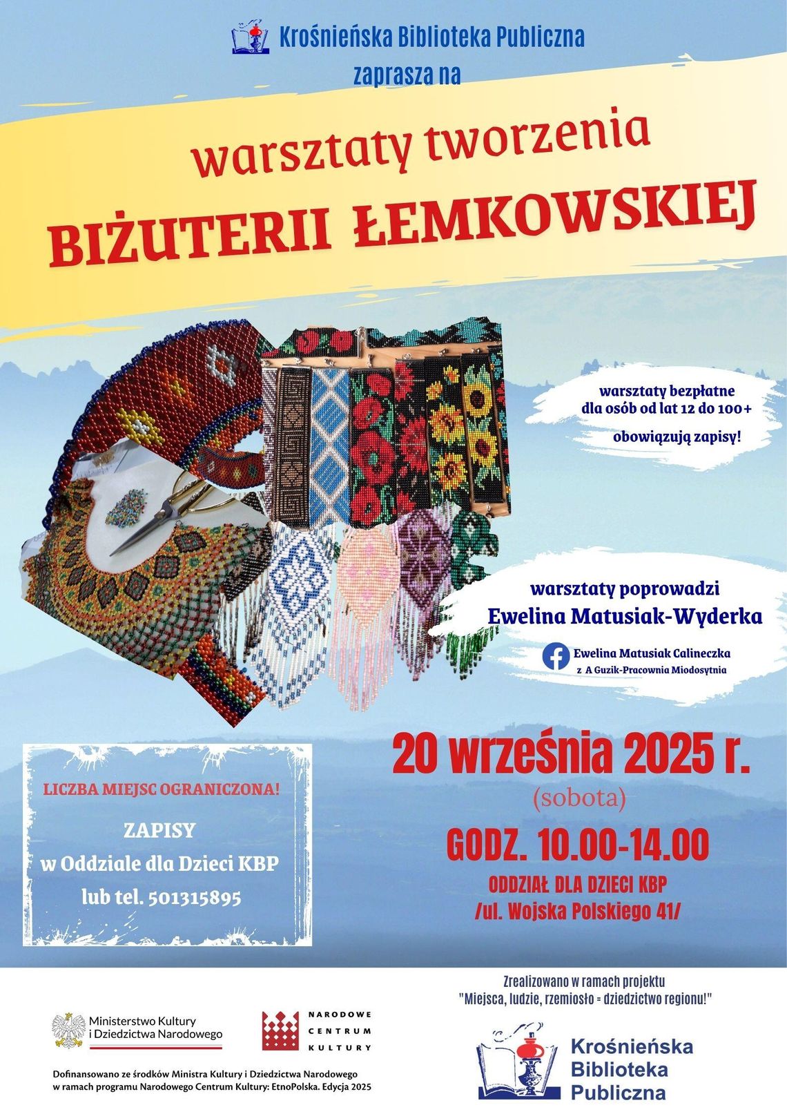 Warsztaty tworzenia biżuterii łemkowskiej Warsztaty tworzenia biżuterii łemkowskiej