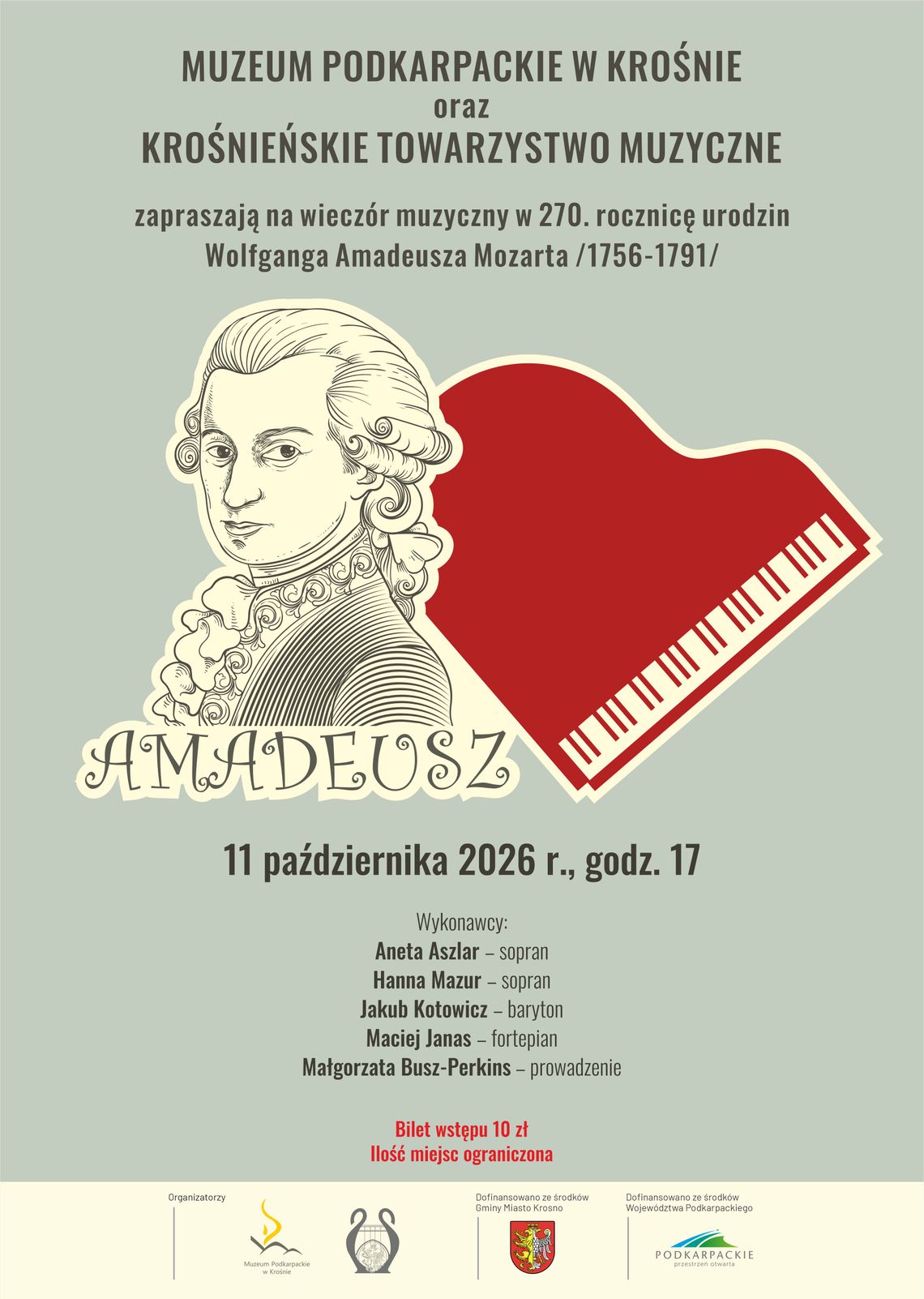 Wieczór muzyczny w Muzeum Podkarpackim w Krośnie - koncert na zabytkowym Pleyelu Wieczór muzyczny w Muzeum Podkarpackim w Krośnie - koncert na zabytkowym Pleyelu