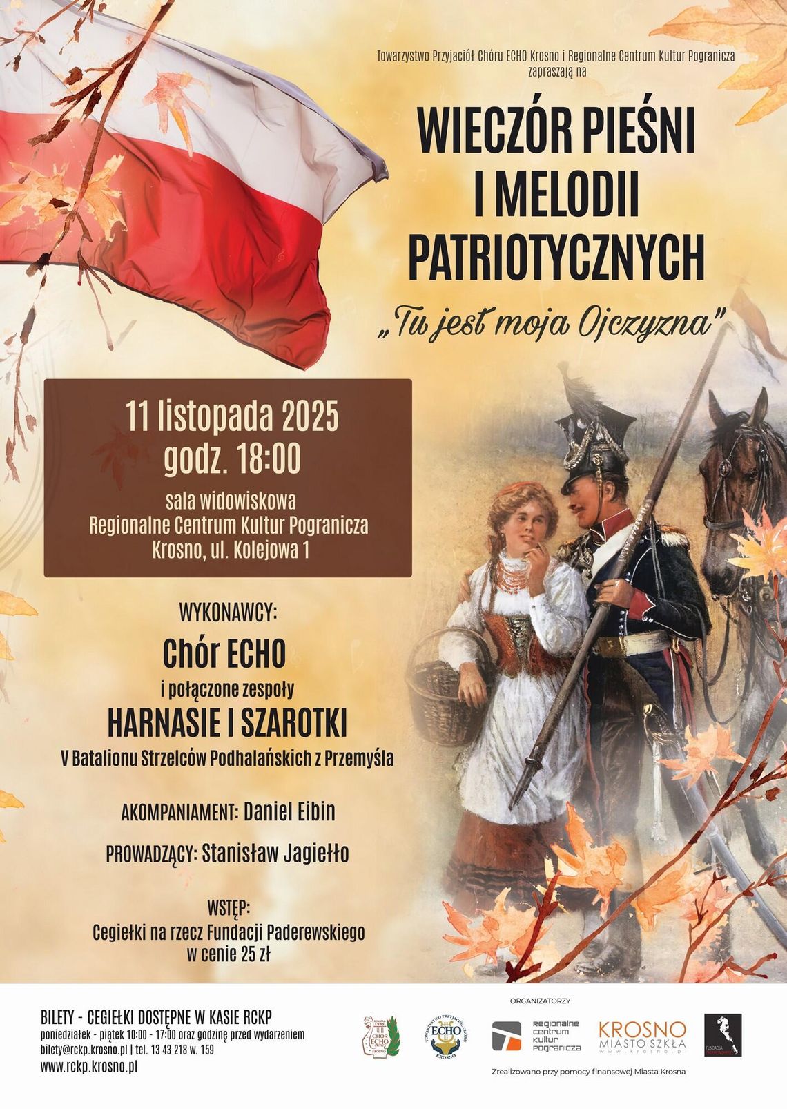 Wieczór Pieśni i Melodii Patriotycznych „Tu jest moja Ojczyzna”