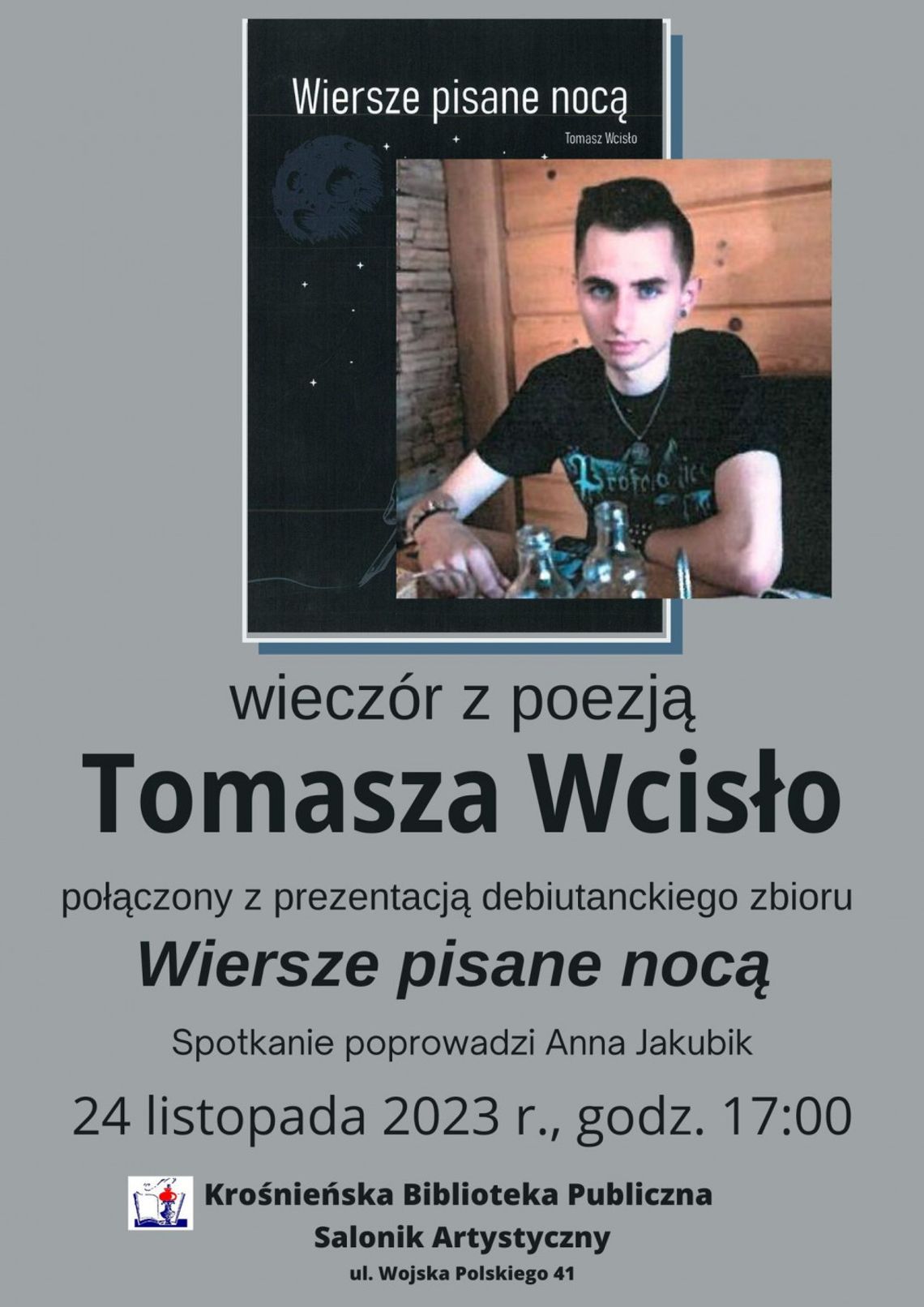 Wieczór poezji z Tomaszem Wcisło Wieczór poezji z Tomaszem Wcisło