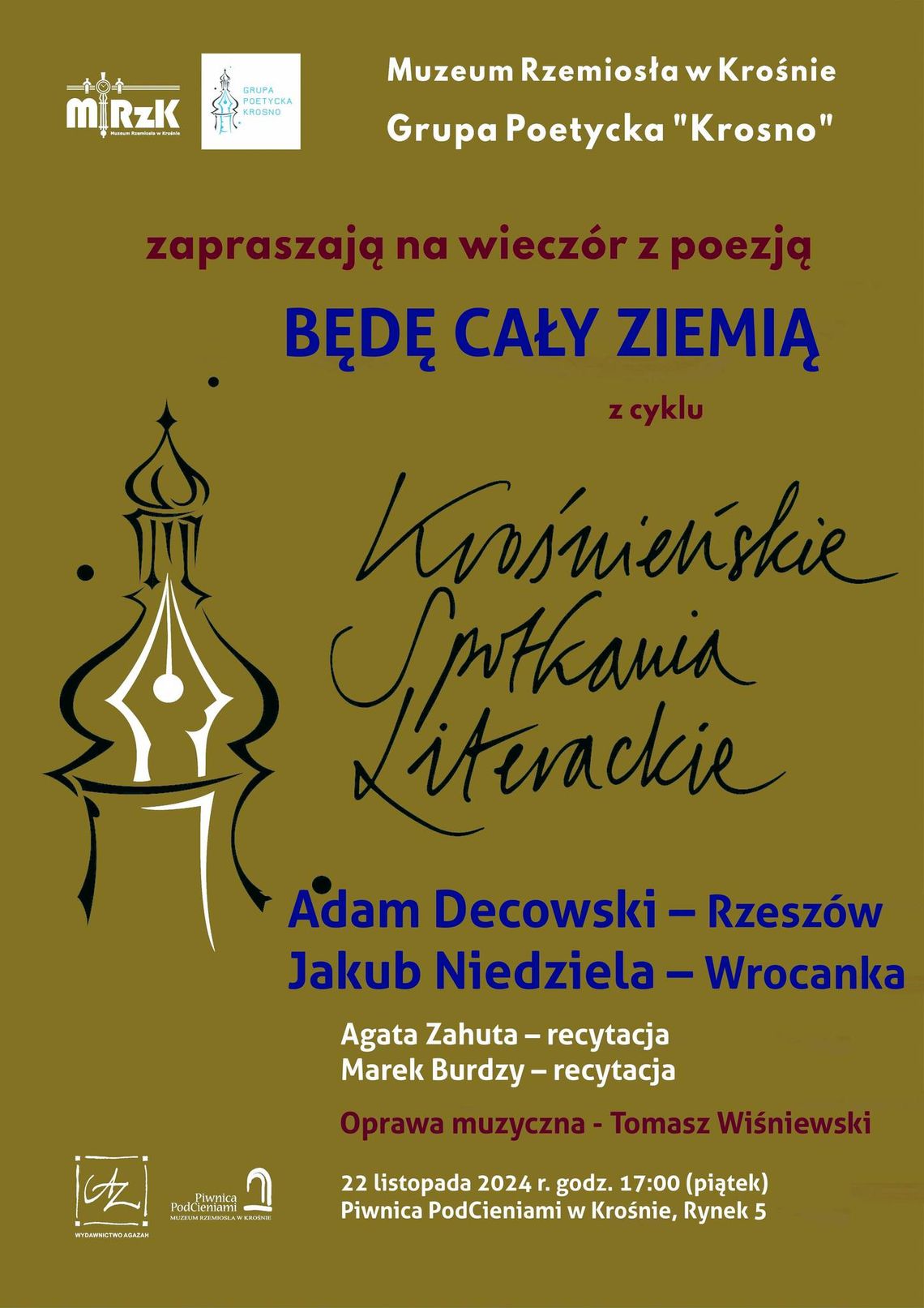 Wieczór z poezją "Będę cały ziemią"