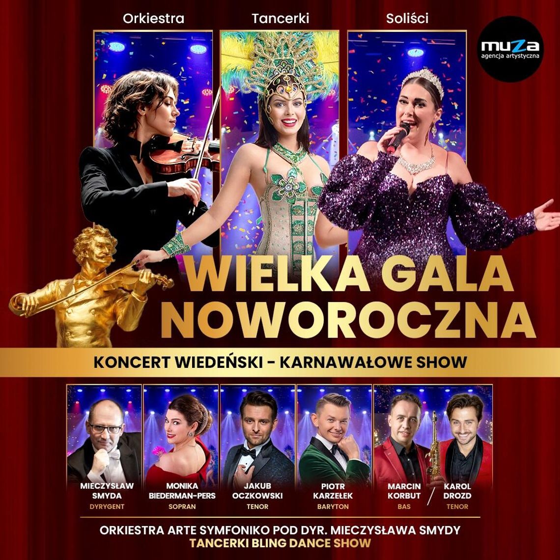 „Wielka Gala Noworoczna”. Koncert Wiedeński - Karnawałowe Show