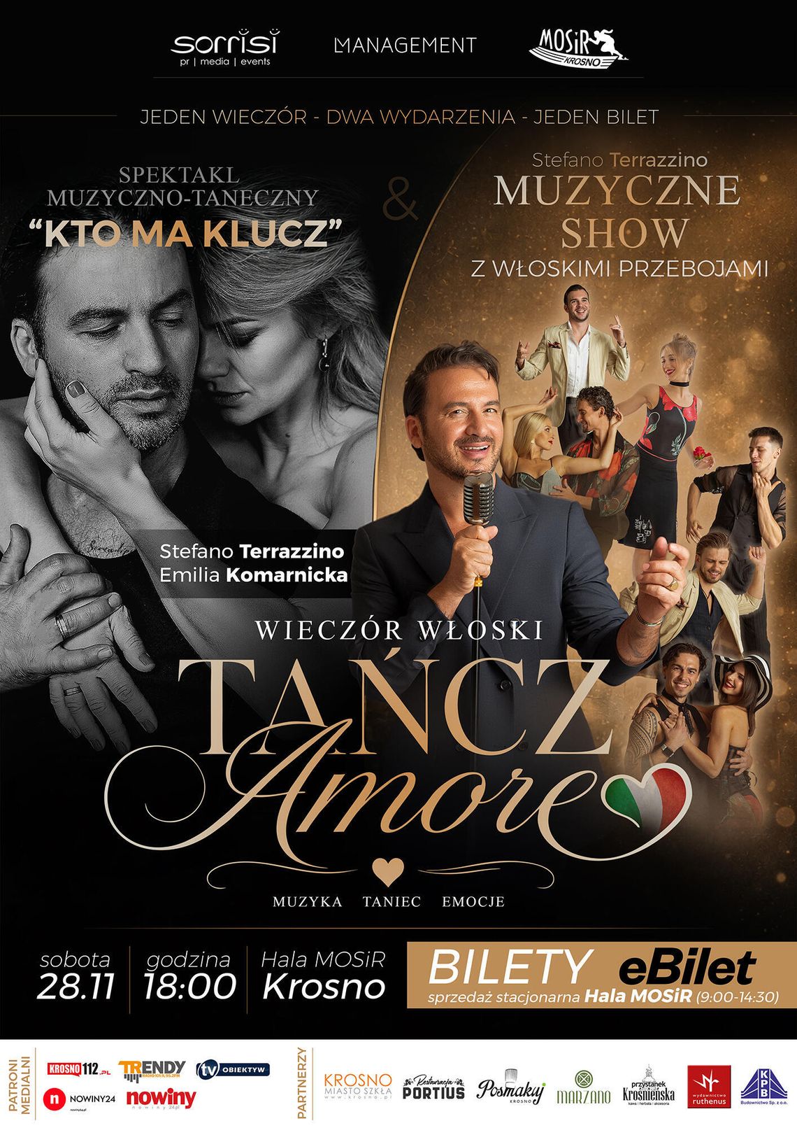 Włoski Wieczór ze Stefano Terrazzino w Krośnie Włoski Wieczór ze Stefano Terrazzino w Krośnie