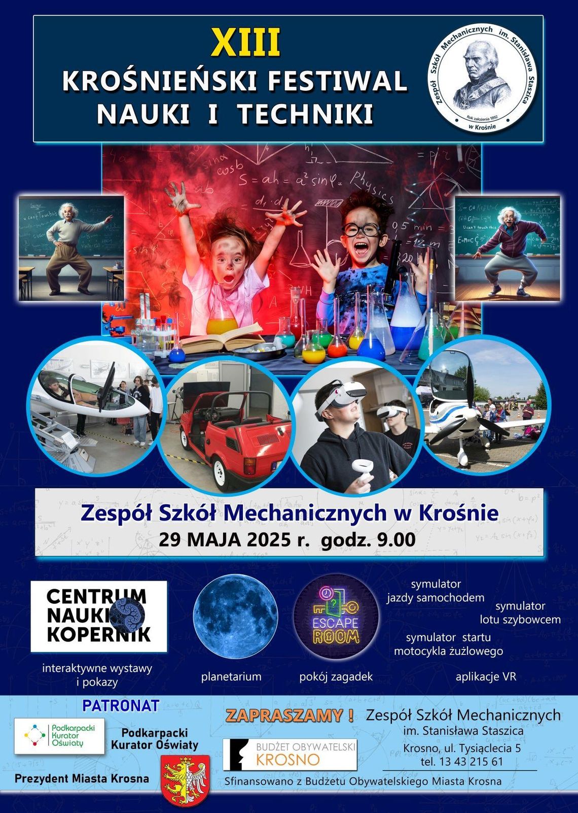 XIII Krośnieński Festiwal Nauki i Techniki – Nauka w Nowoczesnym Wydaniu XIII Krośnieński Festiwal Nauki i Techniki – Nauka w Nowoczesnym Wydaniu