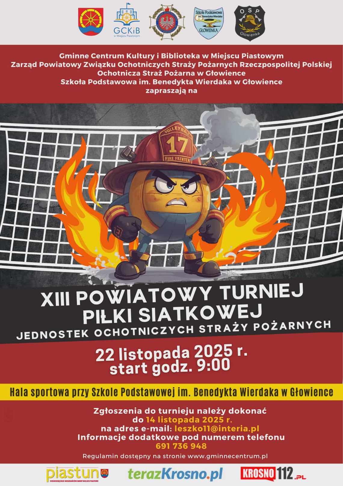 XIII Powiatowy Turniej Piłki Siatkowej jednostek OSP