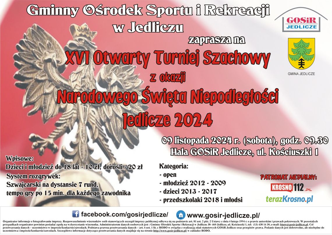 XVI Turniej Szachowy z okazji Narodowego Święta Niepodległości