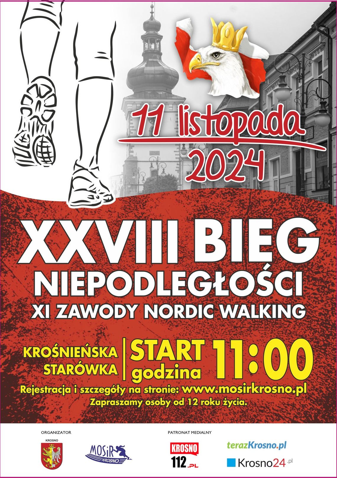 XXVIII Bieg Niepodległości i XI Zawody Nordic Walking